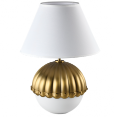 Bordlampe Pralines Guld / Hvid Cosmo Light