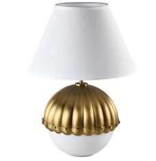 Tafellamp Pralines Goud / Wit Cosmo Light