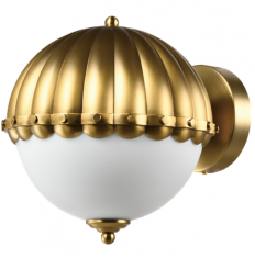 Wall lamp Pralines Gold / White Cosmo Light