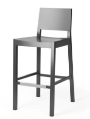 Krzesło barowe gładkie Lyon 515 Ton