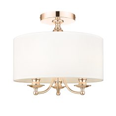 Lampa sufitowa Abu Dhabi White/ Gold Cosmo Light bbhome