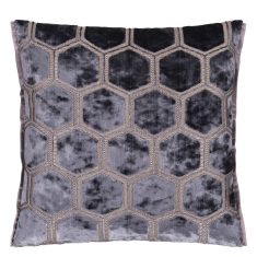 Coussin décoratif Manipur Graphite Designers Guild 43x43cm