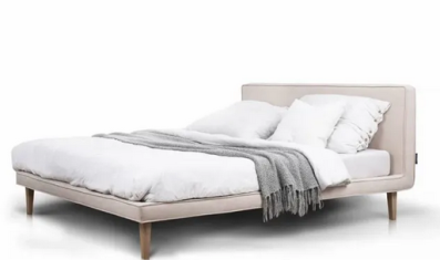 Επενδυμένο κρεβάτι Ellie Rosanero