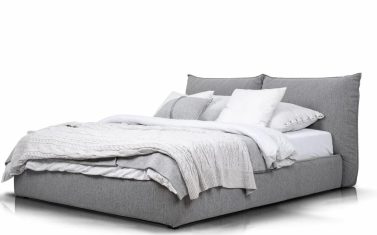 Upholstered bed Molia Rosanero