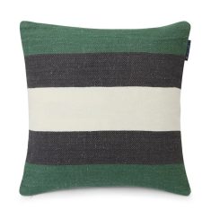 Poduszka dekoracyjna Irregular Striped Green/Gray Lexington 50x50cm