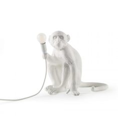 Lampa The Monkey Sitting White Seletti 34×30 h.32cm