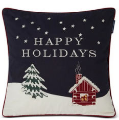 Decorative pillow Snowy House Velvet Lexington 50x50cm
