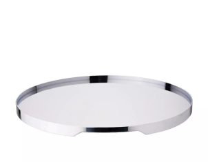 Retro Silver AD round tray Ø35x2cm - from exhibition