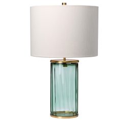 Bordlampe Reno Grønn / Hvit ES ⌀35,5x 60,4 cm