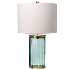 Bordlampe Reno Grøn / Hvid ES ⌀35,5 x 60,4 cm