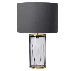 Bordlampe Reno Grå / Sort ES ⌀35,5x 60,4 cm