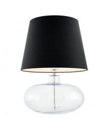 Table lamp Sawa Transparent / Chrome Kaspa Ø 38x55 cm