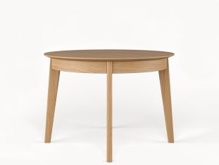 Scold Selfia round folding oak table