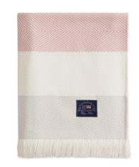 Koc Herringbone Striped White/Violet/Gray Lexington 130x170cm