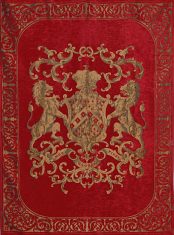 Pled dekoracyjny Fiorantello Red FS Home Collections 175x235cm