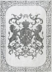Pled dekoracyjny Fiorantello White/Silver FS Home Collections 175x235cm