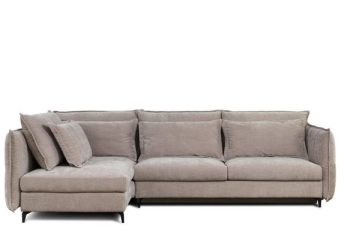 Corner sofa with sleeping function Carmen Befame