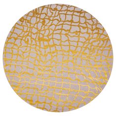 Round rug YELLOW SCARAB 9205 Louis De Poortere Ø240cm