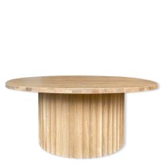 Stolik kawowy dębowy Tuna Ø100x45cm