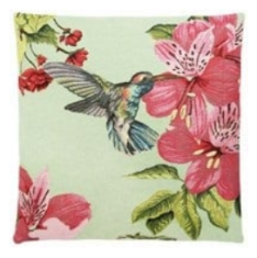 Poduszka Hummingbirds Green Right Facing FS Home Collections 45x45cm