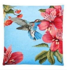 Kissen Kolibris Rechts Blau FS Home Collections 45x45cm