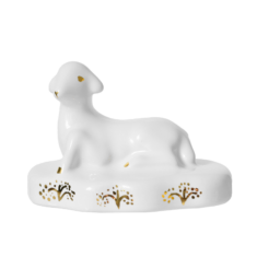 Baranek White Easter Lamb Majolika Nieborów