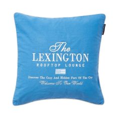 Coussin décoratif The Logo Blue Lexington 50x50cm, lot de 2 pcs