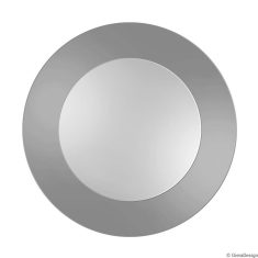 Modern Line Graphite GieraDesign round mirror