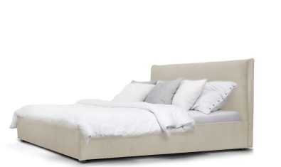 Below Claude Rosanero upholstered bed 160x200cm
