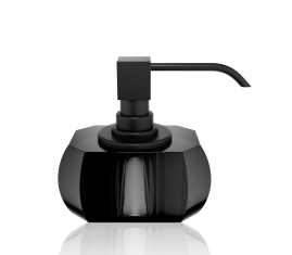 Soap dispenser Kristall Anthracite/Black Decor Walther 13x9x12cm