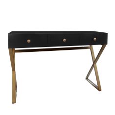 Mika Black Matt dressing table 120x40x85cm - from exhibition