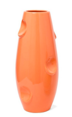 Vase en céramique OKO Orange Malwina Konopaka ø19x42cm