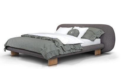 Łóżko tapicerowane Bepop Nodino Rosanero 160x200cm