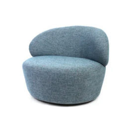Vibo Claudie swivel armchair 94×79,5x40cm