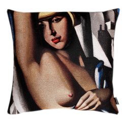 Suzy jacquard pillow from the Painting of Poland collection by T.Łempicka 50x50cm