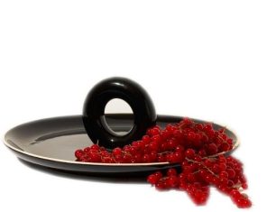 Tallerken Aniela Sort Malwina Konopacka ø30cm