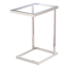 Hudson Silver side table 48x35x63cm