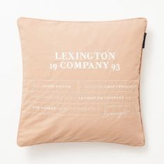 Διακοσμητικό μαξιλάρι Logo Beige Lexington 50x50cm, σετ 2 τμχ.