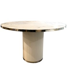 Mont Blanc ronde tafel 120x76cm