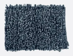Loops Blue Petrol Badezimmerteppich 50×70 cm