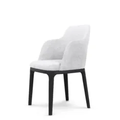 Επενδυμένη καρέκλα με μπράτσα Prato Tisso 54x48x83cm