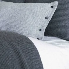Poduszka klasyczna Grey MOYHA 60x40cm