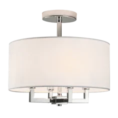 Lampa sufitowa Lille Chrome L. Cosmo Light 38x40cm