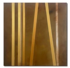 Obraz abstrakcyjny The Touch of Gold 110x110cm